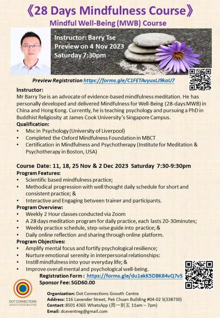 28 Days Mindfulness Course